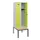 locker met bank,HxBxD 1950x600x815mm,2vak,vak B 300mm,cilinderslot