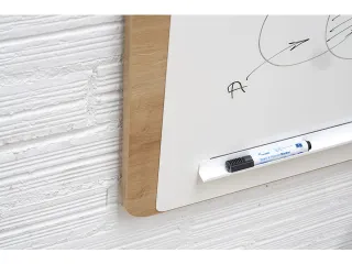 Whiteboard Rocada Natural 75x115cm wit - 8