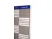 Menoor In-Uit bord 35 namen Aluminium Aanwezig/Afwezig Blauw