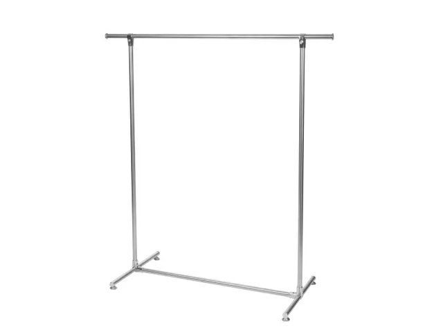 Kledingrek Metaal met 1 stang 125x50x130cm max. last 75 kg