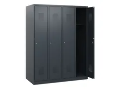 schoollocker,HxBxD 1530x1200x500mm,4vak,vak B 300mm,cil.-slot