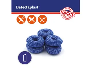 Detectaplast Vingerlingen Textiel Large Blauw - 1