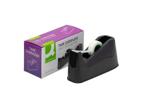 Plakbandhouder XL 25mmx66m Antislip Zwart