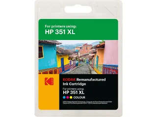 Kodak HP 351 XL CB338EE inkt 3-Kleuren Rebuilt 580 pagina's - 1