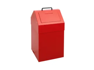 Afvalverzamelaar Vuurremmend 45 Liter 640X330X310Mm Rood - 3