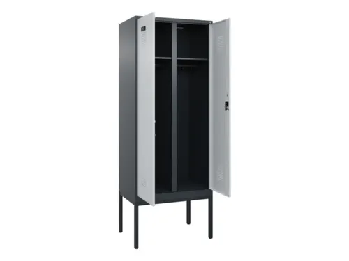 locker voor scheiding van kleding,HxBxD 2120x800x500mm,2vak