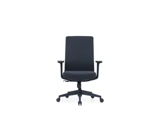 bureaustoel,kantelmechanisme,m. 4D-armleuningen,zitting stof zwart - 1