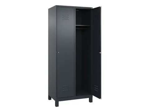 locker,HxBxD 1950x800x500mm,2vak,vak B 400mm,cil.-slot,voeten