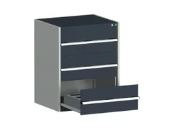 ladekast HxBxD 1000x800x650mm 3laden zware lasten RAL7035 RAL7016