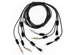 Vertiv Avocent CBL0126, 1,8 m, USB, USB, HDMI, Zwart, USB