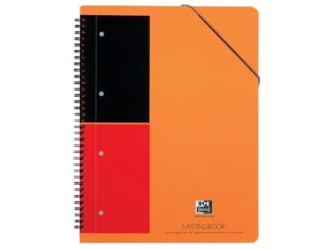 INTERNATIONAL Meetingbook 160 bladzijden A4+ gelijnd