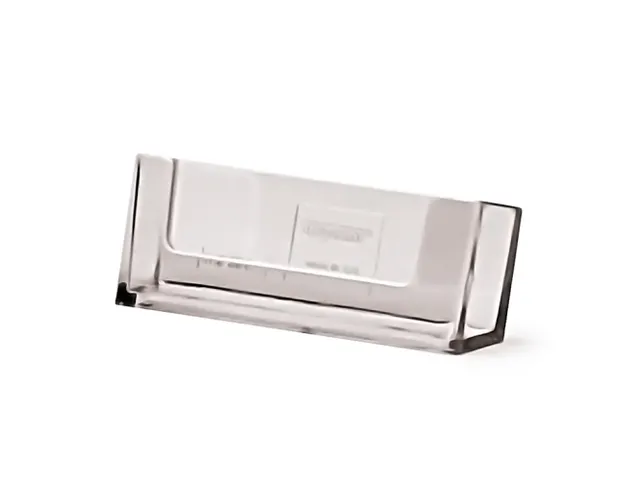 Visitekaartjeshouder Wand 1 vak liggend Acryl