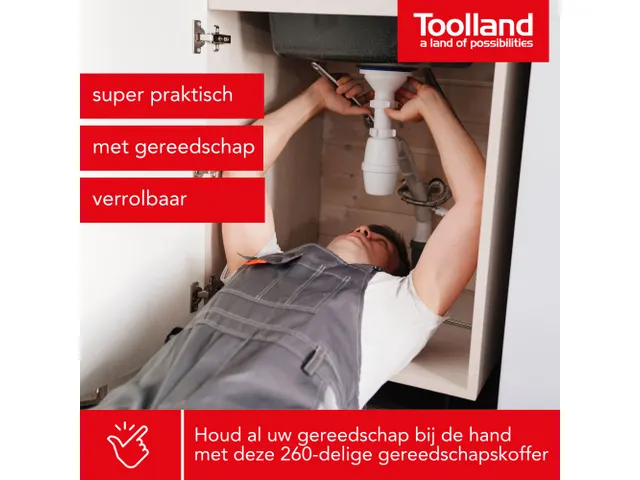 260-Delige Aluminium Gereedschapskoffer