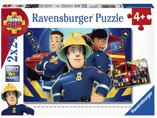 Puzzel Sam helpt je uit de brand 24 stukjes