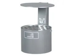 Asbak 4 liter HxØ 250x200mm Wandmontage Rond Overkapping Antraciet