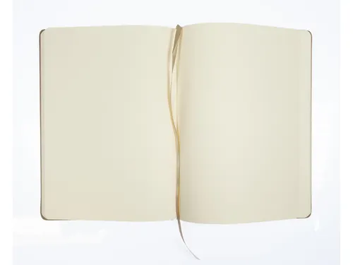 Schetsboek Kangaro A4 taupe PU HC 80 vel 140gr roomwit met elastiek en