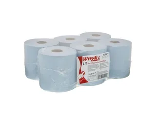 Wypall 7255 Poetspapier L10 centerfeed blauw 1-laags - 1