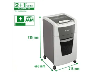 Papiervernietiger Leitz IQ Auto+ Office 300 P-4 snippers 4x28mm - 3