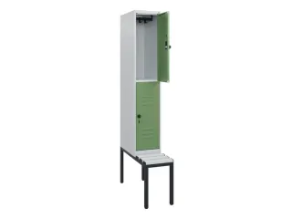 Dubbeldekse dekenkist,HxBxD 1950x300x815mm,1x2vak.,vak B 300mm - 2