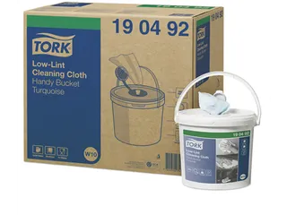 Tork 190492 Handy Emmer Reinigingsdoek W10 1-Laags Turquoise - 1
