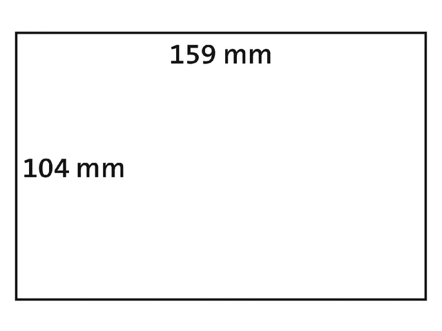Etiket Dymo 904980 Labelprint 4xl Verzend 104x159mm S0904980