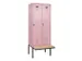 locker met bank,voor scheiding van kleding,HxBxD 2120x800x815mm,2vak