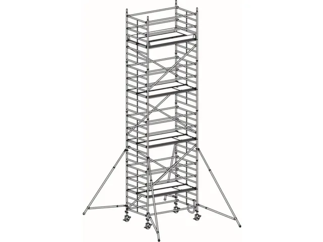 rolsteiger,reik H 9,4m,steiger H 8,64m,4platform(s),m. luik