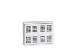 wandkast 800x1050x350mm 2xStalen bodem sokkel Ral 7035 front Ral 7035