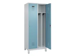 locker voor scheiding van kleding,HxBxD 1950x800x500mm,2vak