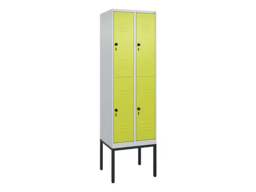 dubbeldekse locker,HxBxD 2120x600x500mm,2x2vak.,vak B 300mm