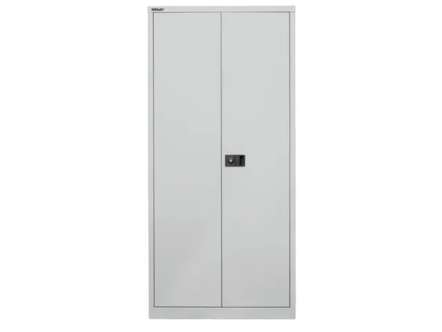 kantoorkast openslaande deuren HxBxD 1950x914x500mm Stalen Lichtgrijs