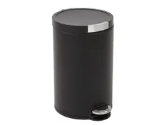 Artistic pedaalemmer 5 liter mat zwart EKO