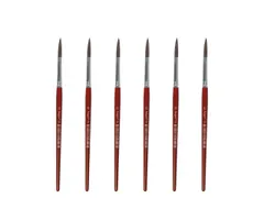 Penseel Kangaro Serie 120 rond Nr. 11 geitenhaar doos 6 stuks