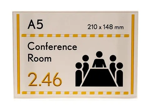 OUTLET Menoor Voorgeperforeerd Papier Deurbordjes Economy-Line A5