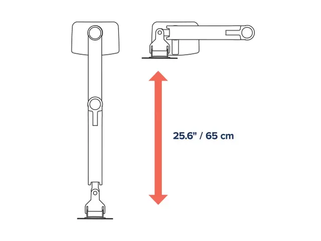 Ergotron LX Series 45-610-224 2 Schermen Monitor 24 Inch Zwart