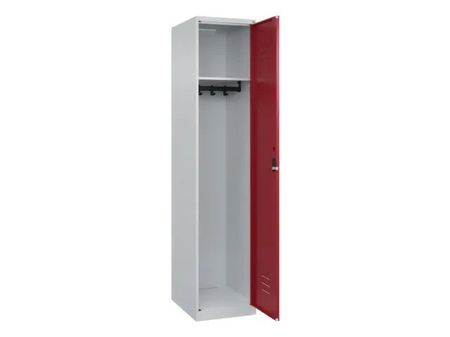 locker,HxBxD 1850x400x500mm,1vak,vak B 400mm,cil.-slot,staand op vloer