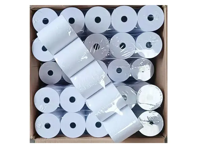 Bobine de caisse thermique 80mmx75m Mandrin 12mm sans BPA 50 rouleaux