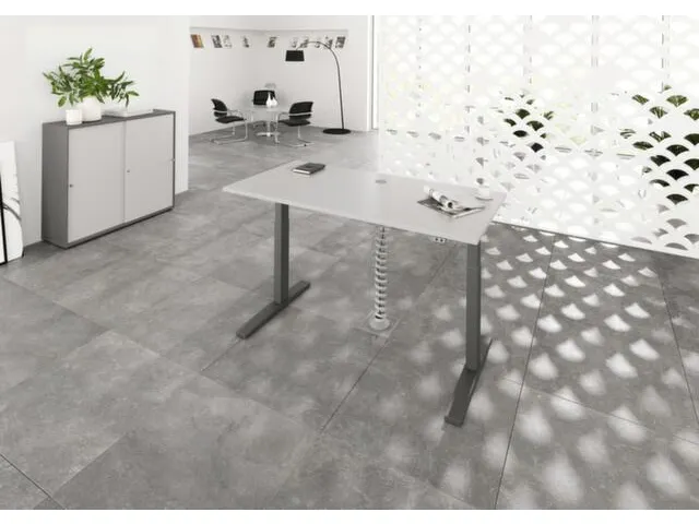 Av. régl. él. hauteur bureau assis/debout,HxlxP 700-1200x1600x800mm