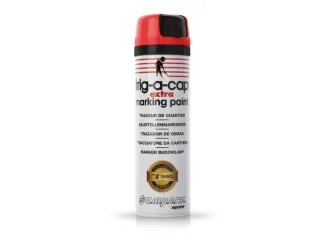 Markeerspray Voor Bouwplaatsen Rood Fluorescerend 500Ml - 3