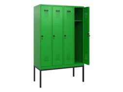 schoollocker,HxBxD 1950x1200x500mm,4vak,vak B 300mm,draaigrendel