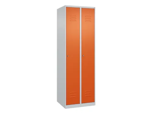 locker voor scheiding van kleding,HxBxD 1850x600x500mm,2vak