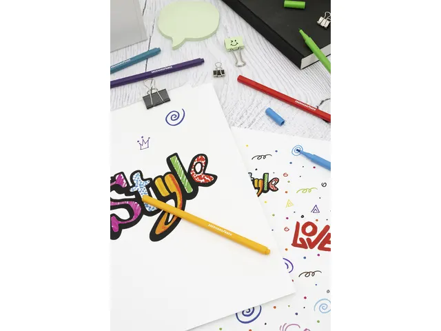 Viltstiften Eberhard Faber kartonetui 8 stuks