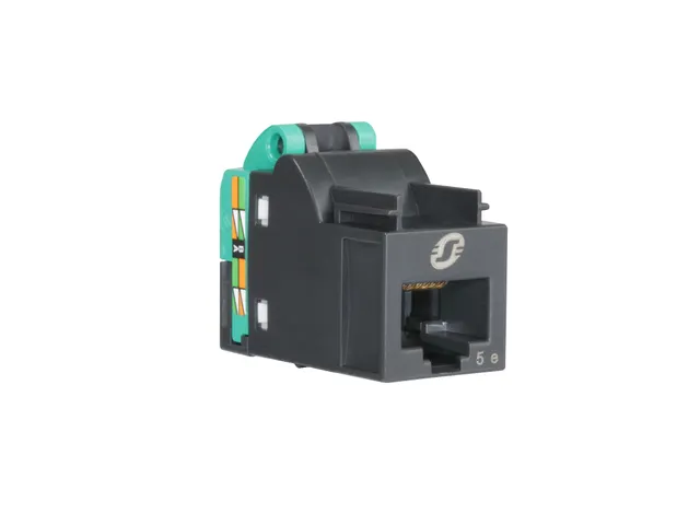 Schneider Electric VDIB17725U01, Plat, Zwart, RJ-45, Vrouwelijk, 1000B