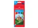 Crayons de couleur Faber-Castell Castle hexagonal étui ass. 12 pces