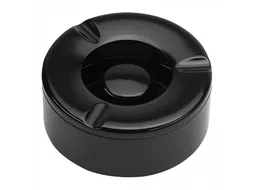 Terras asbak melamine Ø10cm zwart