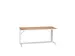 établi,HxlxP 930x2000x800mm,plateau multiplex,pied en C,RAL7035