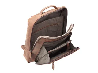 rugzak Pride and Soul Jester bruin leder 12 inch - 3
