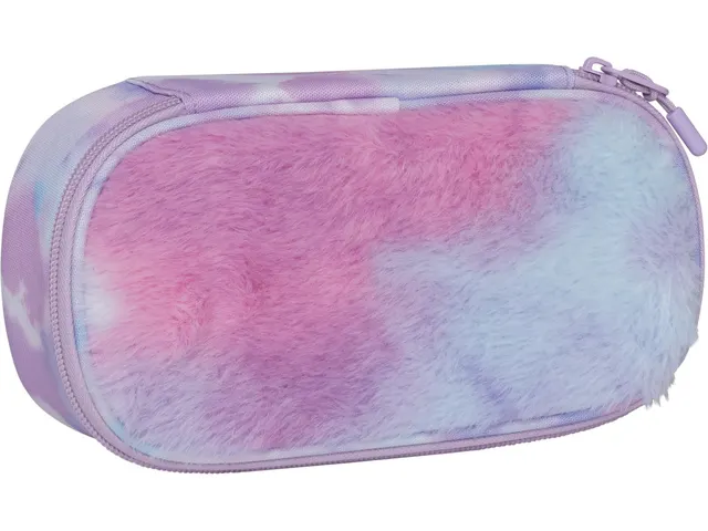 Trousse à crayons ovale Beckmann Sport Junior ovale vide Tie Dye rose