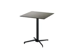 outdoortafel,HxBxD 740x700x700mm,rechthoekig,X-onderstel zwart