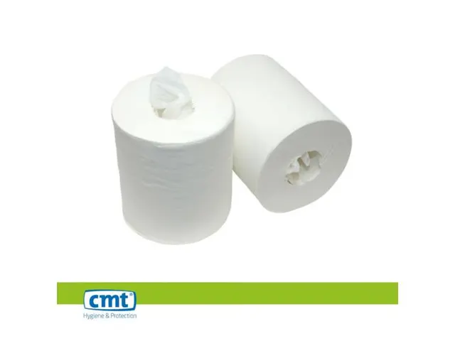 Poetsrol Midi Eco cellulose 1-laags zonder koker 280mtr/20cm Wit 6 Rol